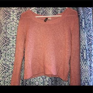 H&M knit crop sweater!